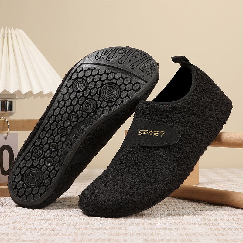 2025 Product For Couples, Daily Casual Travel Home Soft Non-Slip Lightweight Warm Plush Cotton Shoes - Image 2